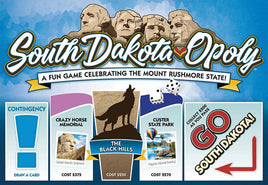 South Dakota Opoly game celebrating the Mount Rushmore State. 