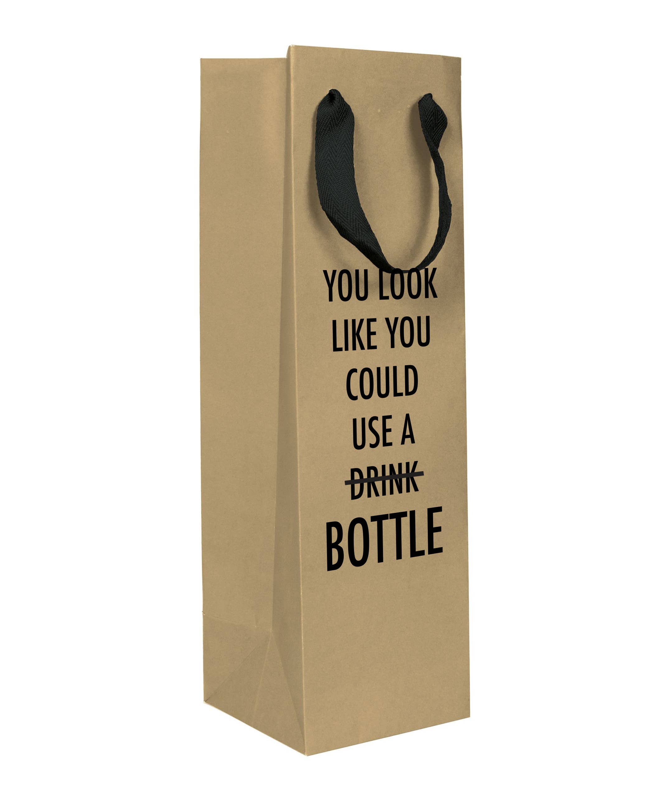 Gift Bag: Use a Bottle Wine Bag