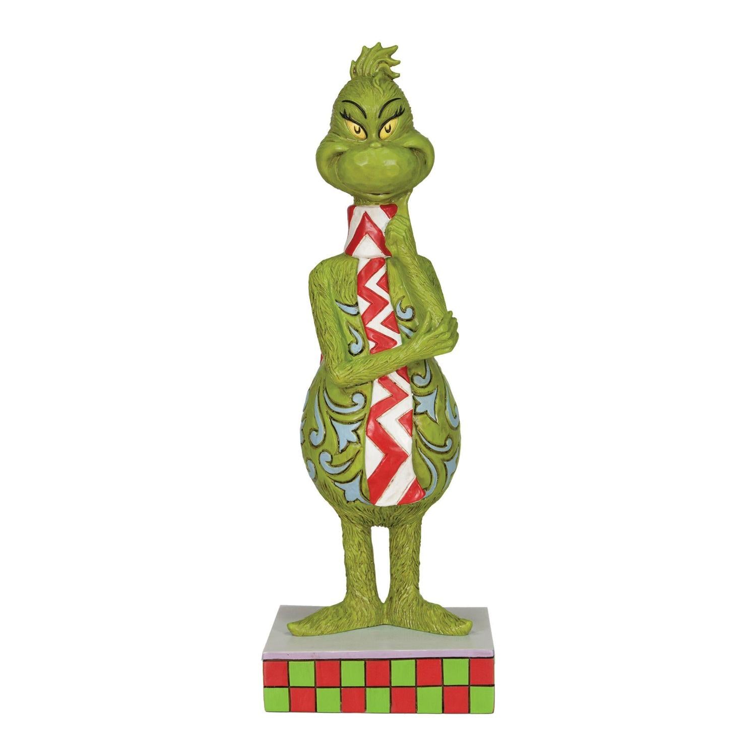 Grinch with long scarf Jim Shore Dr Seuss 9 inch Figurine