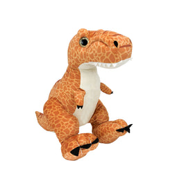 Trey the T-Rex 16" Unstuffed Plush Animal. Trey is part of the Frannie and Friends Create a Cuddly Club Collection