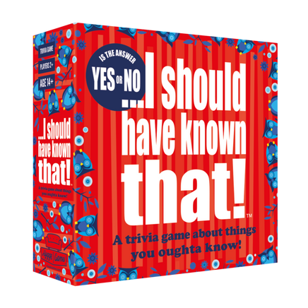 Is the Answer Yes or No...I should have known that! Fun Trivia Game. Ages 14+