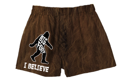 I believe Big Foot Unisex Boxer Shorts from Brief Insanity