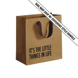 It's the little things in life small funny gift bag 