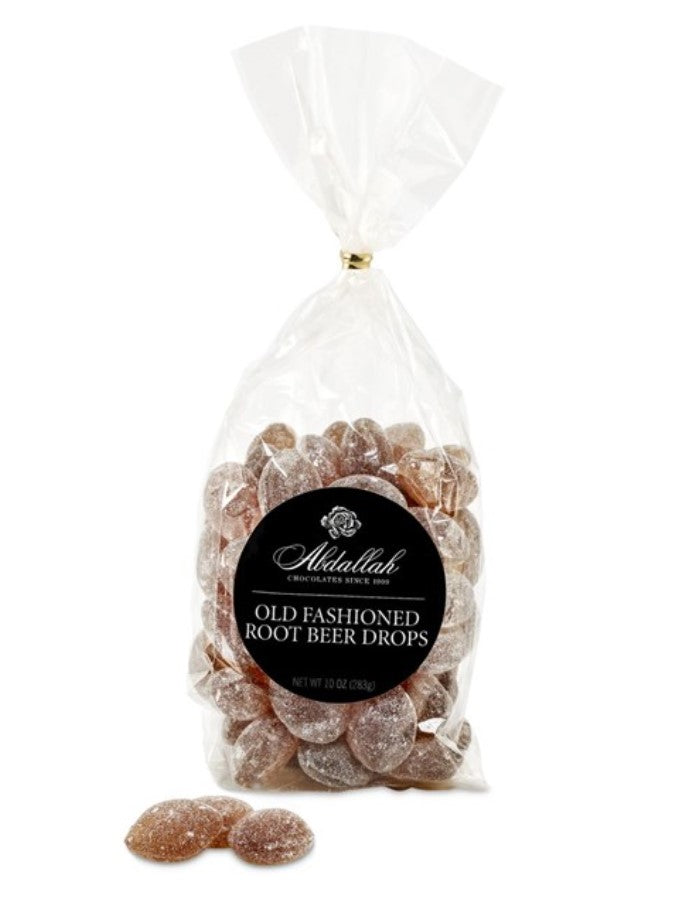 Abdallah Candies 10 oz bag of old fashioned sanded root beer drops