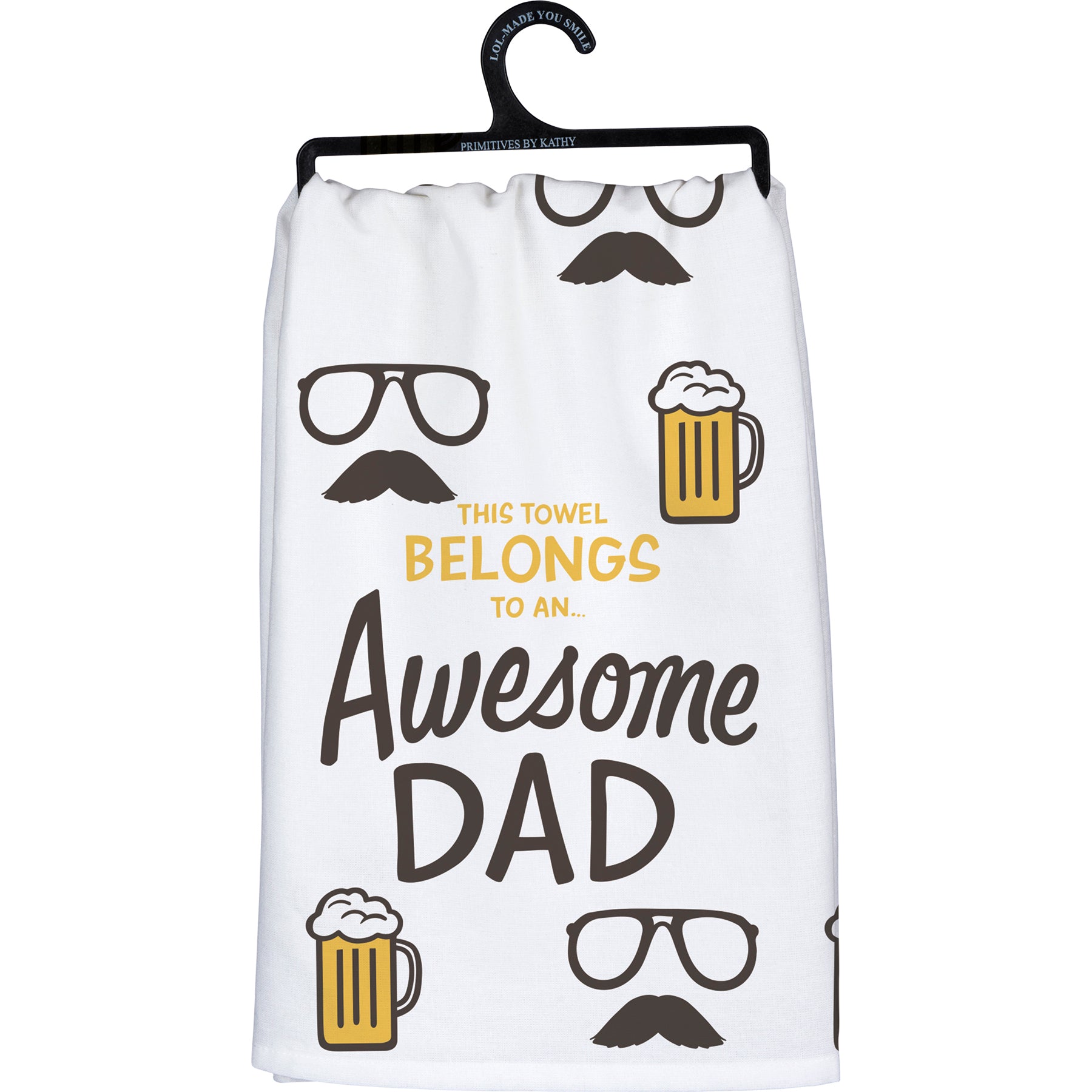 Awesome Dad cotton kitchen towel 