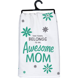 Awesome mom cotton kitchen towel