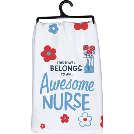 Awesome Nurse cotton kitchen towel 
