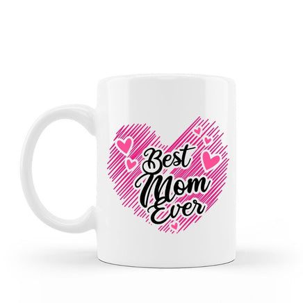 Best mom ever inspirational coffee mug 15 oz white ceramic cup with gift box
