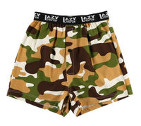 Boxers - Buck Naked Camo Deer Mens Funny Boxer