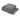 Chunky Ribbed Knit Throw in Sharkskin Grey Color 50 inches x 60 inches