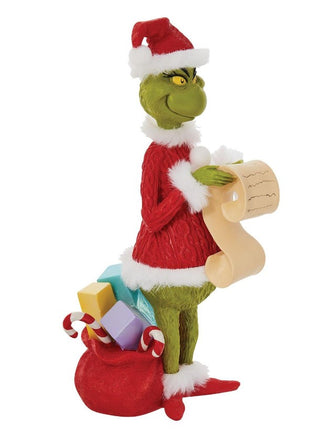 Grinch Checking his list Enesco 2022 Christmas Figurine