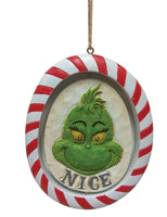 Grinch Rotating Naughty or Nice Ornament