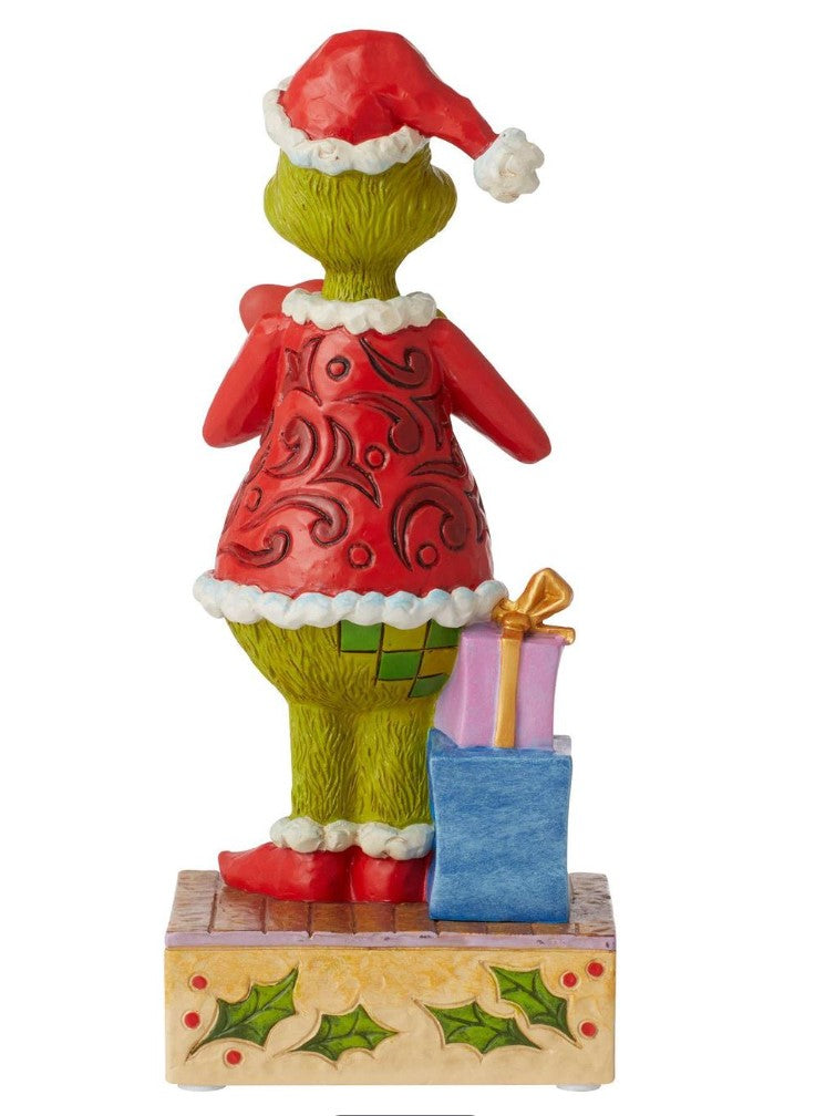 Jim Shore Grinch with Large Red Heart 7 inch