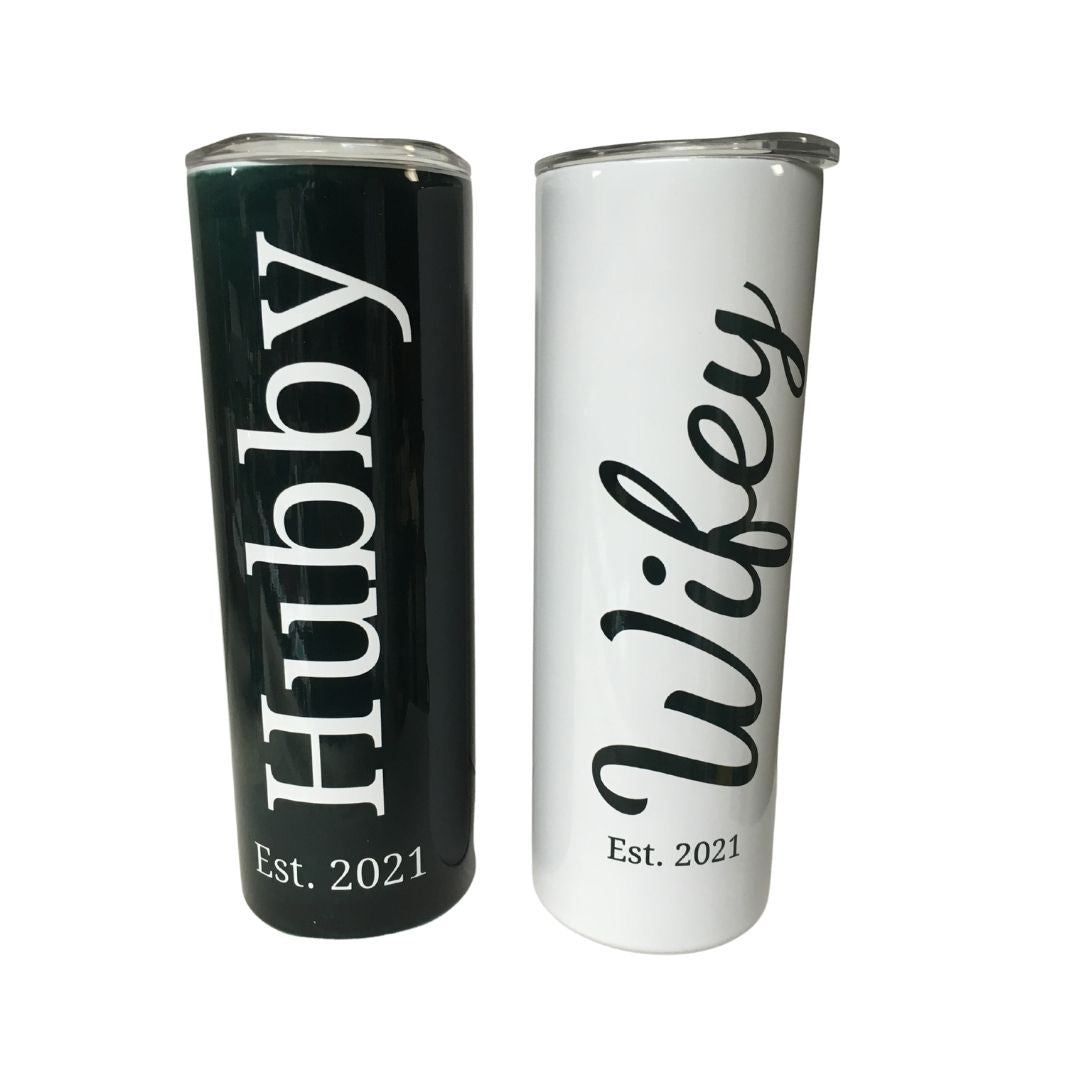 Personalized Skinny Tumbler with Slide Lid & Stainless Straw