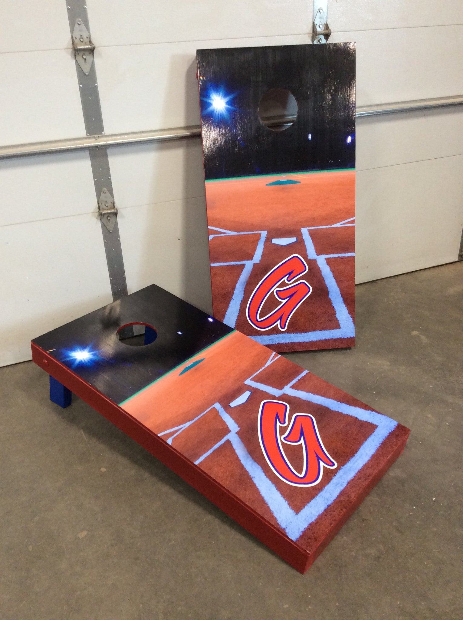 Black Texas Theme Cornhole Boards | Corn Hole Boards | Bag Toss