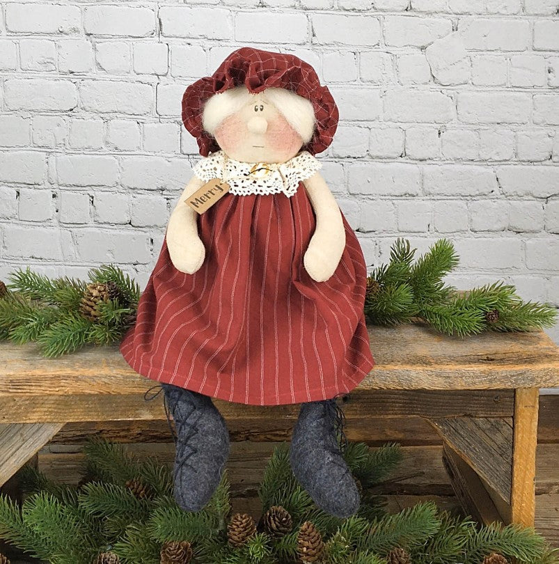 Mrs Claus, Merry Sitting Whimsy
