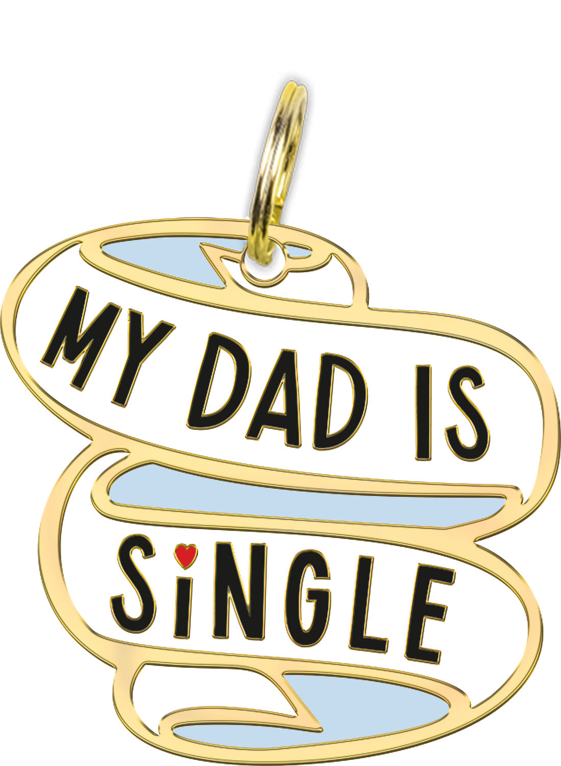 Collar Charm - My Dad Is Single