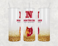 Tumbler NSU, Northern State University 20 oz stainless steel