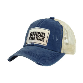 Cap - Official Beer Taster Funny Snapback Truckers Cap