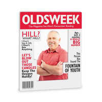 Oldsweek Magazine Frame, Over the Hill Funny Gag Gift