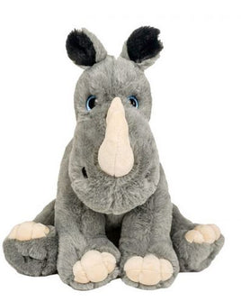 Rhino stuffed plush animal 16" cuddly soft zoo animal toy