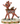 Rudolph Skating on Ice Stone Resin Figurine by Jim Shore for Enesco