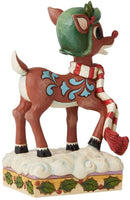 Rudolph in Aviator Hat Resin Figurine by Jim Shore for Enesco