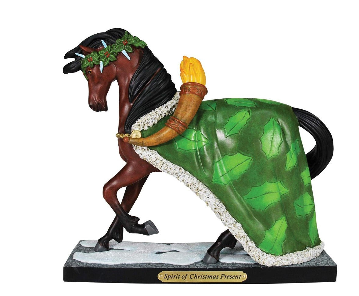 Trail of Painted Ponies Spirit of Christmas Present Enesco Horse Figurine