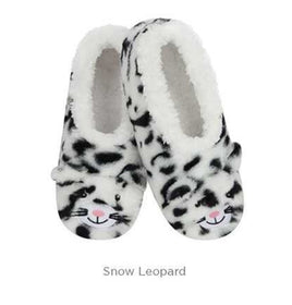 Toddler Snoozies Snow Leopard Slippers