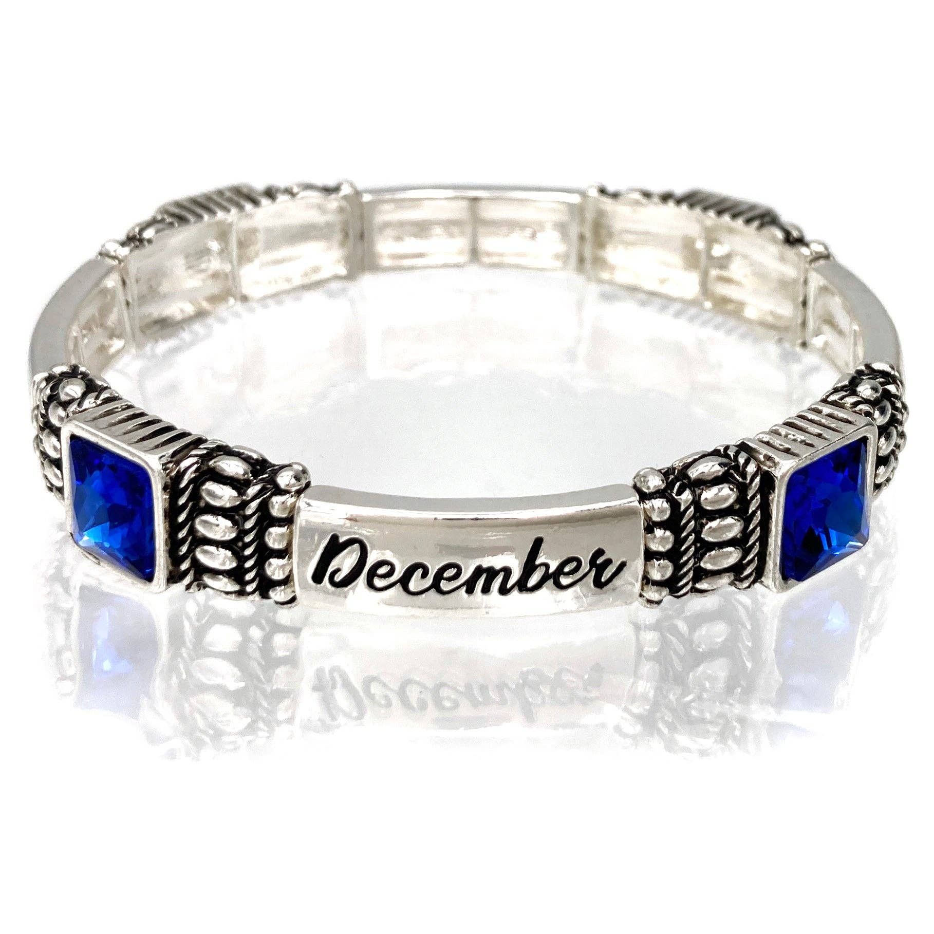 December Birthstone Tanzanite Blue Gem Bracelet