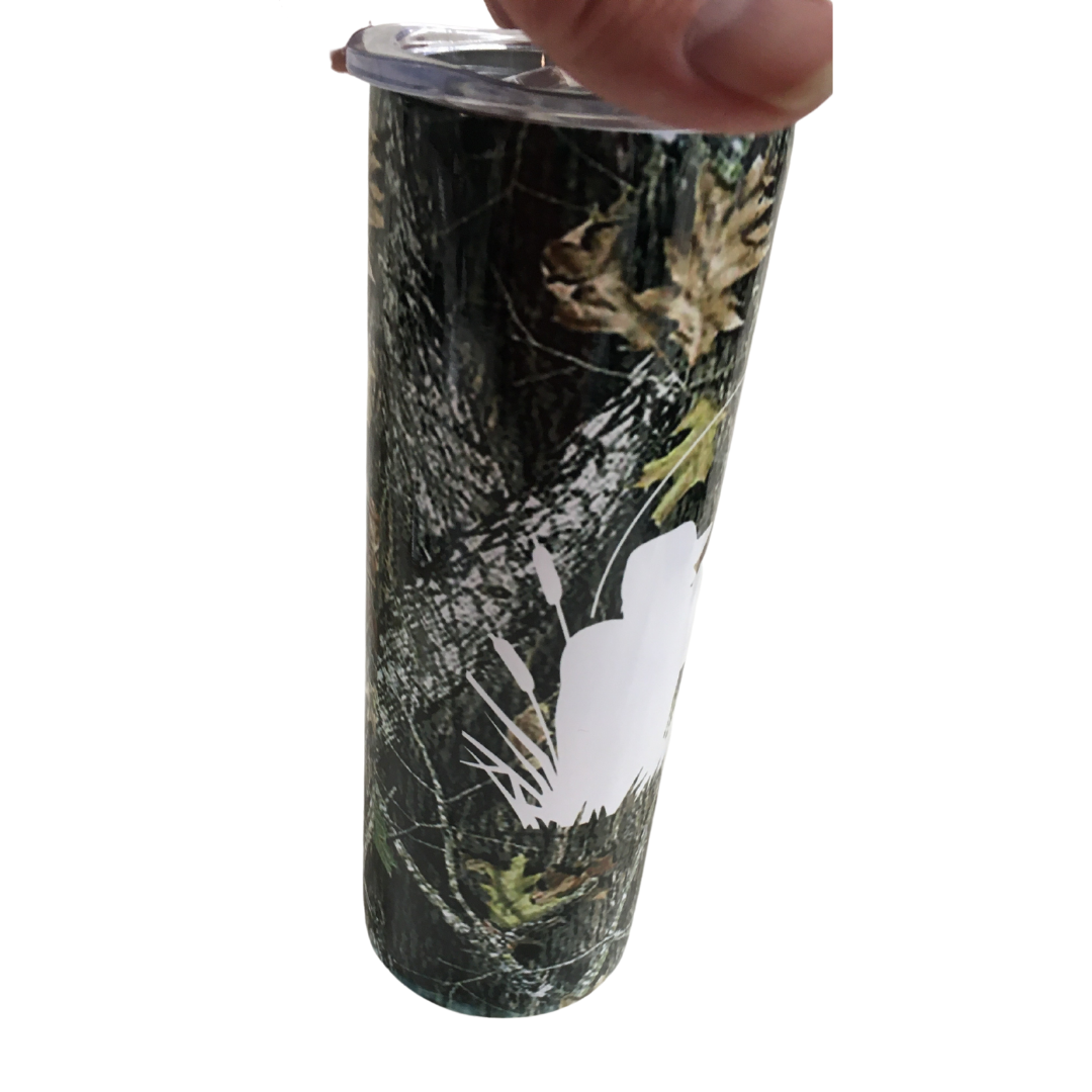 Ceovfoi Camo Tumbler with Lid and Straw, Hunting Gifts for Men Women ,20 oz  Camo Travel Coffee Cup Mug Water Botter