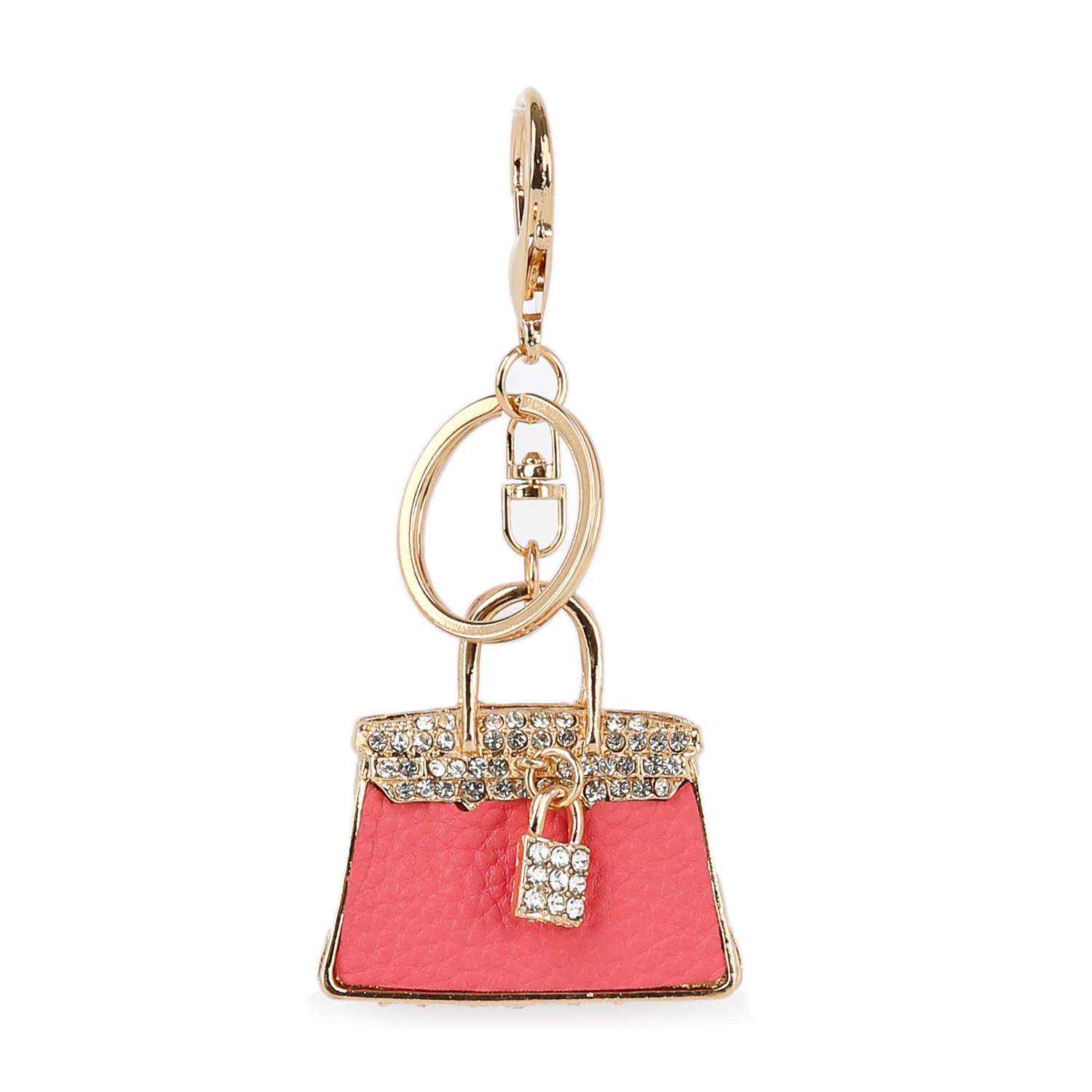 Coral Handbag Purse Charm for adding bling to your hand bag.