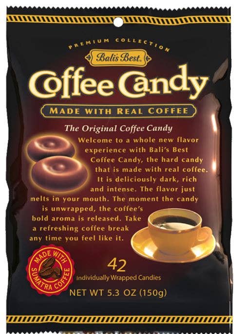 Candy: Bali's Best Coffee Candy  5.3-Ounce Bags