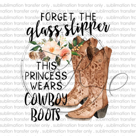 Forget the glass slipper this princess wears cowboy boots design only