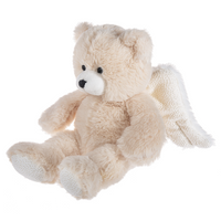 SA Angelic Tan Plush Teddy Bear 9 inches tall