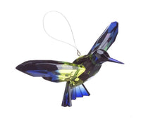 Hummingbird - two toned hanging ornament assorted colors