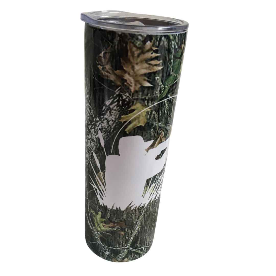 Camo duck hunter coffee travel tumbler thermos – Chivilla Bay