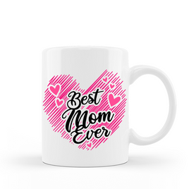 Best mom ever inspirational coffee mug 15 oz white ceramic cup with gift box