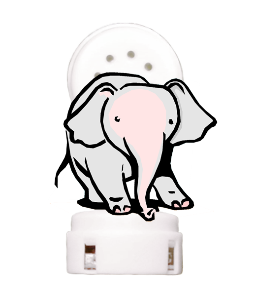 Elephant Sound Module for placing into plush animals when stuffing them.