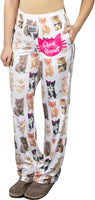 Lounge Pants - Check Meowt PJ Pants