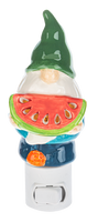 Night Light - Gnome eating watermelon