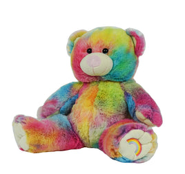 Rainbow Bear 16" Plush UNSTUFFED from Frannie and Friends Create a Cuddly Club
