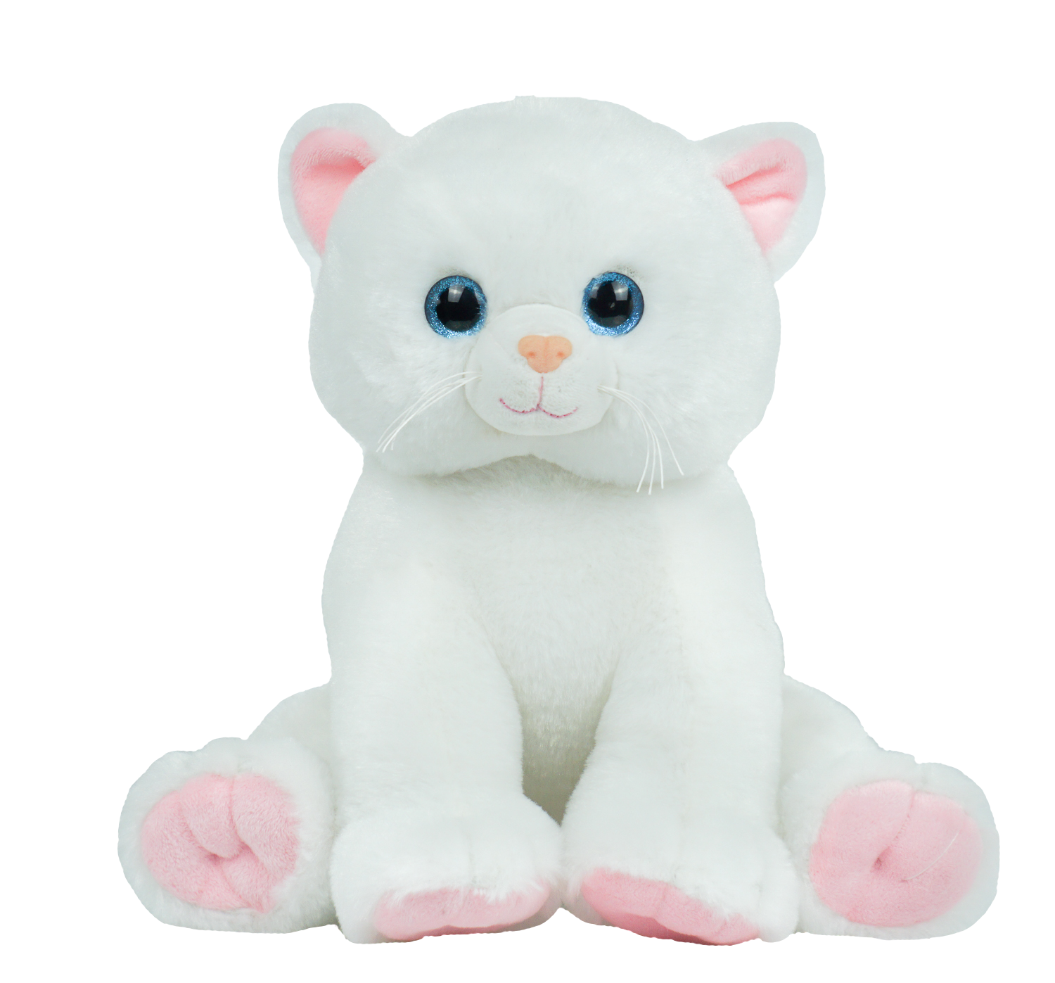 White cat plush clearance toy